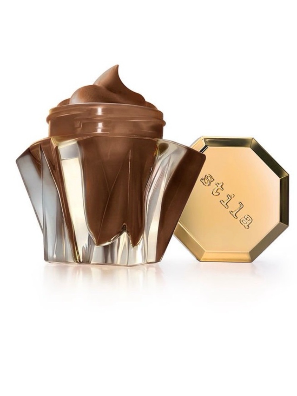 Stila Lingerie Soufflé Skin Perfecting Color Shade 8.0 Dark Star Container